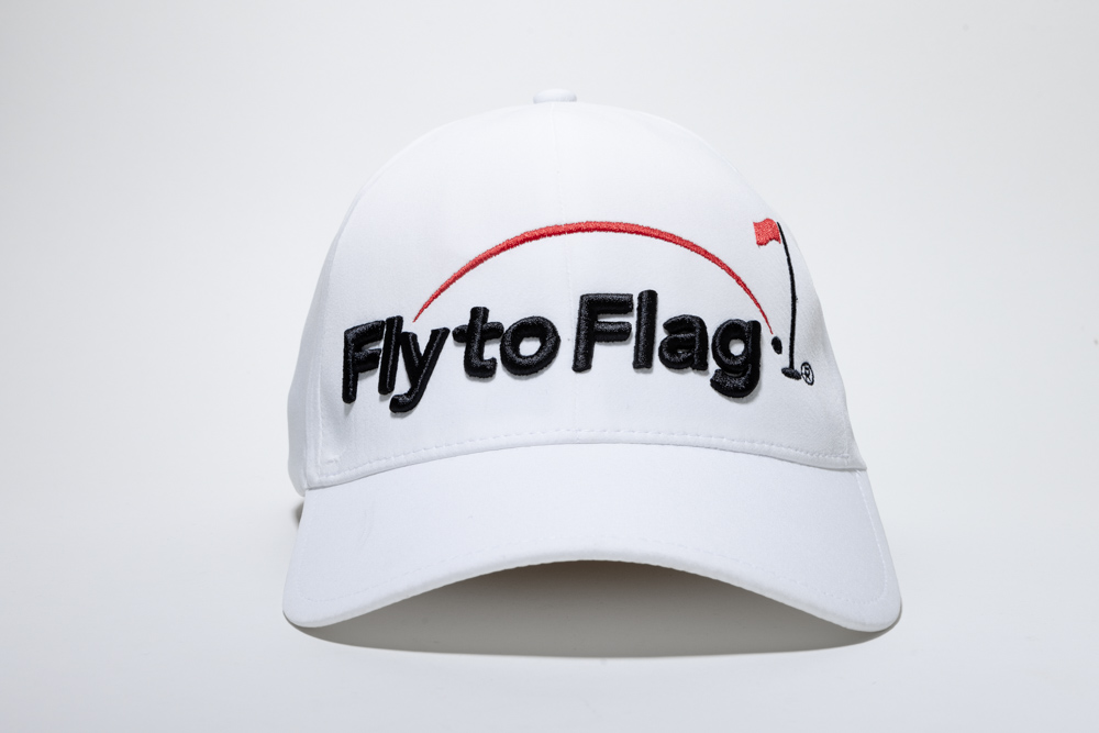 Gorra de Golf Blanca Marca Fly to Flag 3D mod. Alpha FTFG01B