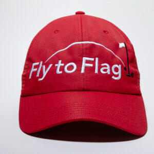 Gorra de Golf Roja Fly to Flag mod. Beta Flat FTFG03R